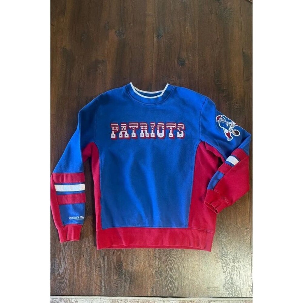 Mitchell & Ness Patriots Crewneck, L